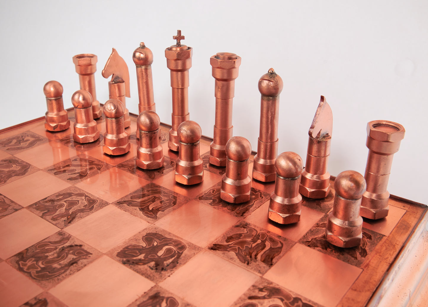 Ultimate Copper Chess Board Set