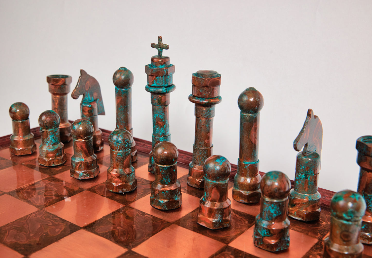 Ultimate Copper Chess Board Set