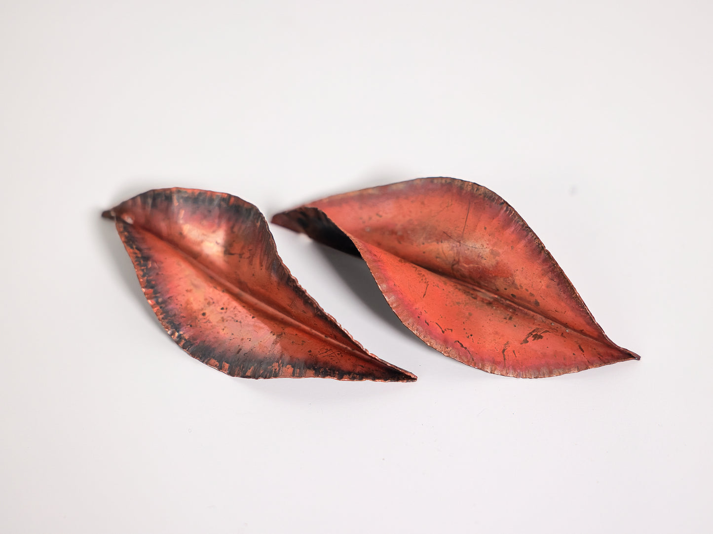 Curved Copper Christmas Ornament