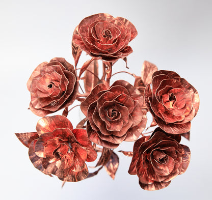 Copper Bouquet of Roses