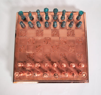 Ultimate Copper Chess Board Set