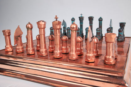 Ultimate Copper Chess Board Set