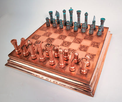 Ultimate Copper Chess Board Set