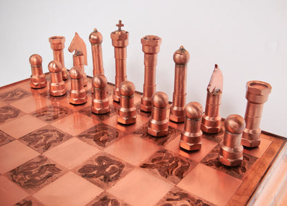 Ultimate Copper Chess Board Set