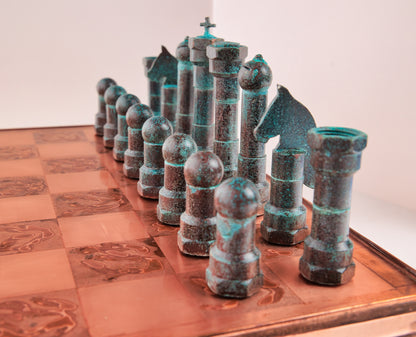 Ultimate Copper Chess Board Set