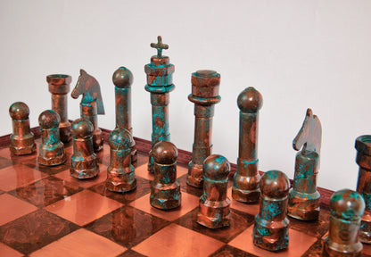Ultimate Copper Chess Board Set