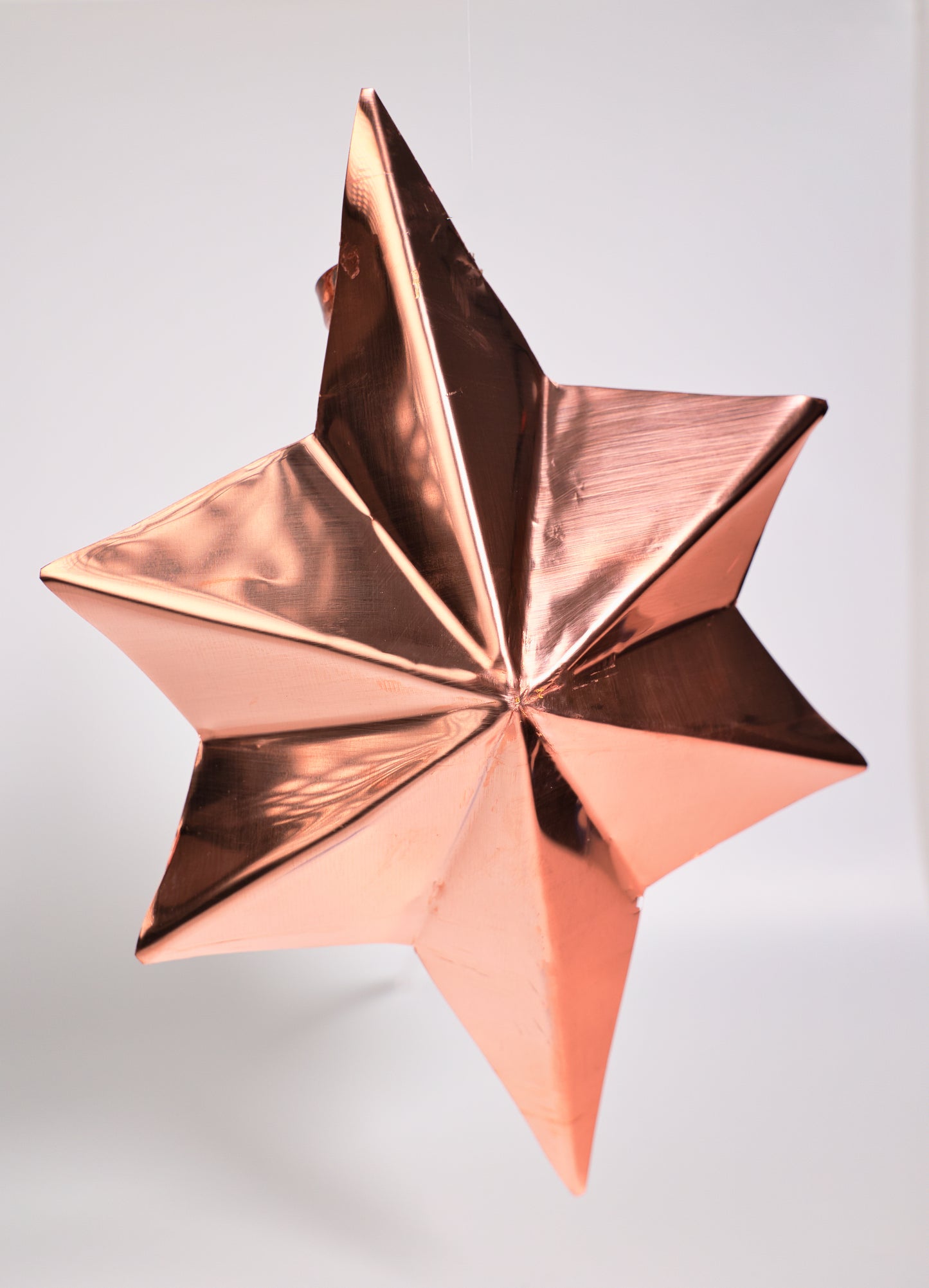 6 Pointed Copper Christmas Tree Topper