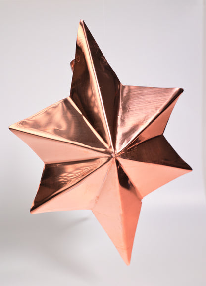 6 Pointed Copper Christmas Tree Topper