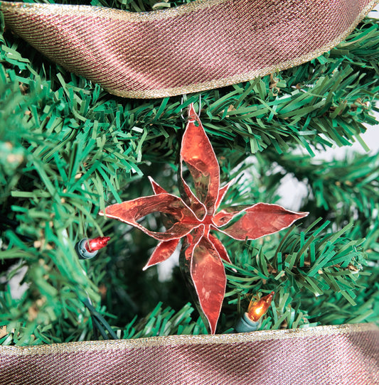 Copper 8 Point Star Ornament and Tree Topper
