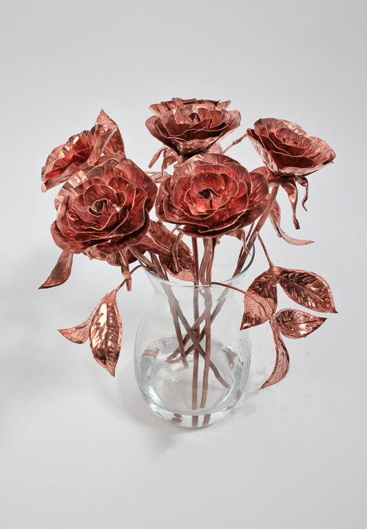 Copper Bouquet of Roses