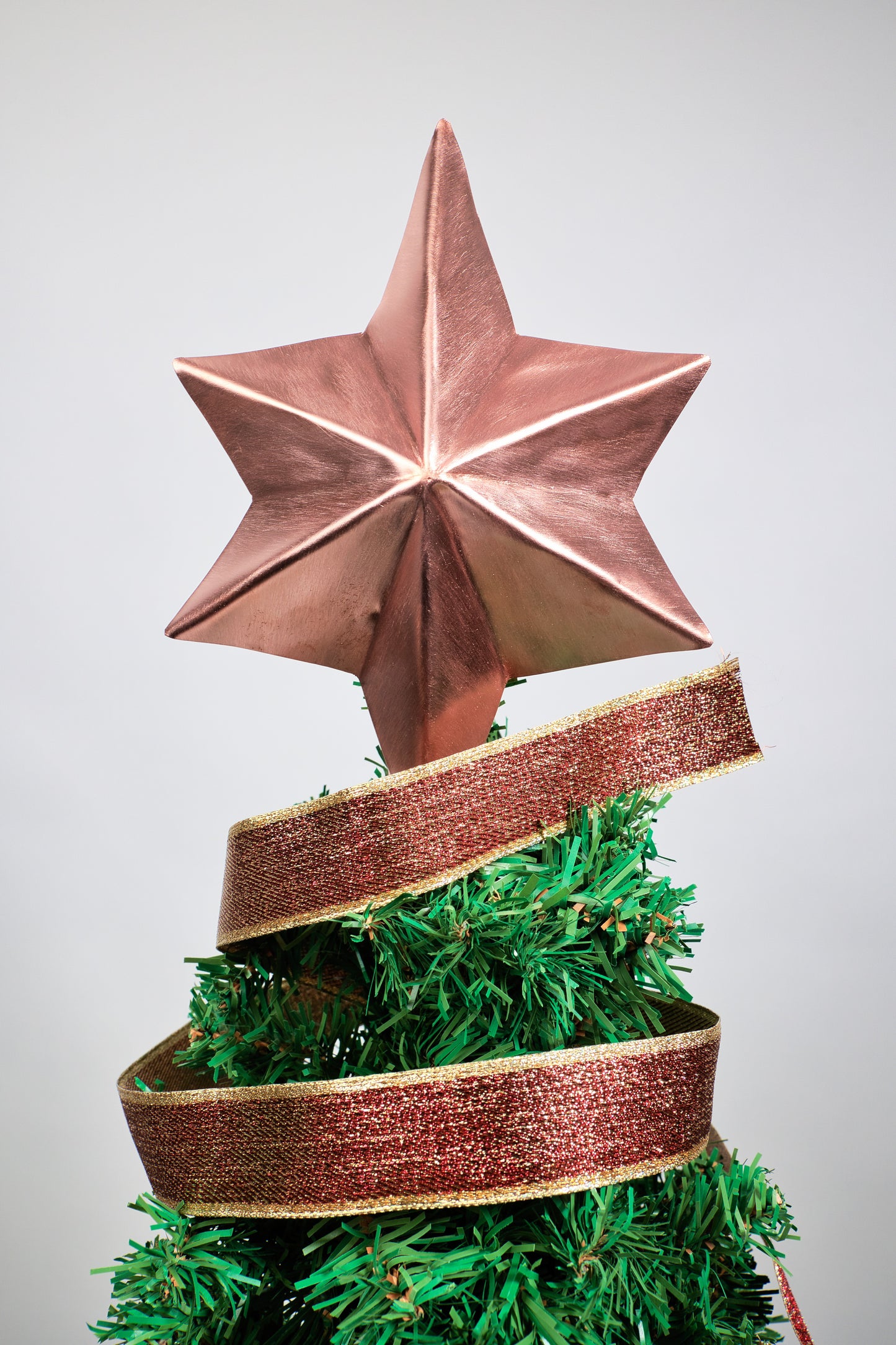 6 Pointed Copper Christmas Tree Topper