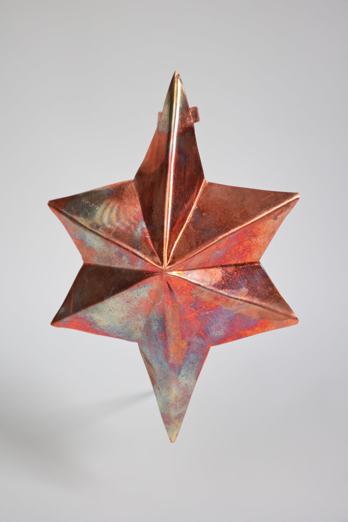 6 Pointed Copper Christmas Tree Topper