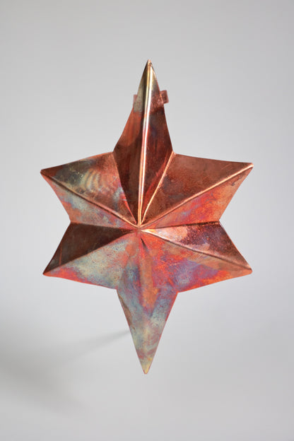 6 Pointed Copper Christmas Tree Topper