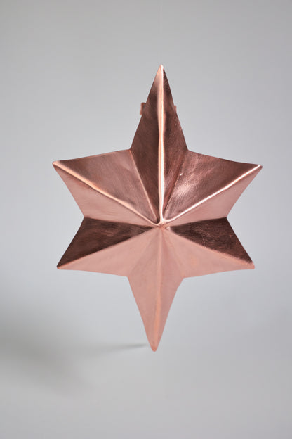 6 Pointed Copper Christmas Tree Topper