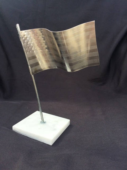 Stainless Steel American Flag Decor