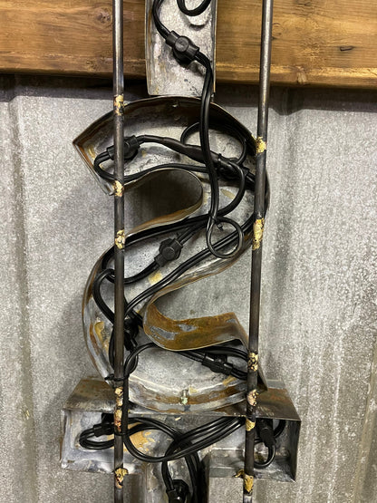 Distressed Lighted Oyster Sign